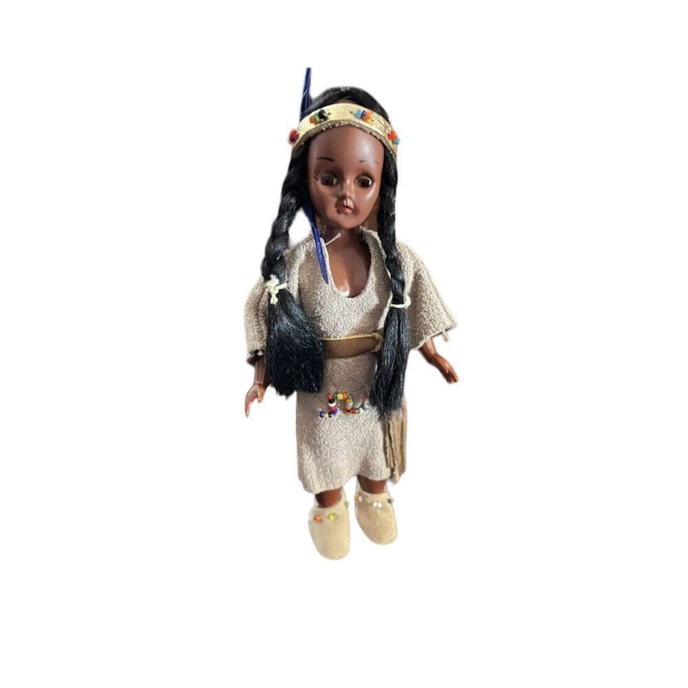Vintage Carlson Doll Native American Doll